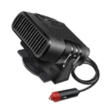 Auto Heizlüfter, Asudaro 12V 24V Auto Heizung Heizlüfter Tragbar Auto Heizung Entfroster und Kühlventilator Auto Heizungen Defroster Fenster Demister Warm Werkzeug Zigarettenanzünder,120W 12V schwarz - 1