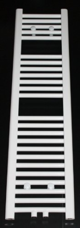 BADHEIZKÖRPER 300x1200 mm WEISS GERADE MITTELANSCHLUSS HANDTUCHTROCKNER DESIGNBADHEIZKÖRPER -