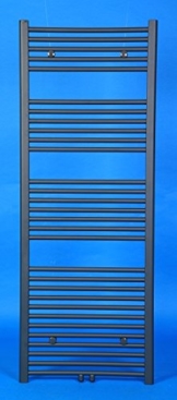BADHEIZKÖRPER 600x1600 mm ANTHRAZIT GERADE MITTELANSCHLUSS HANDTUCHTROCKNER DESIGNBADHEIZKÖRPER -