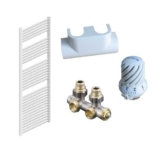 Buderus Badheizkörper FAST LINEA Set 1546 x 500, gerade mit Mittelanschluß -