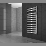 Design Designheizkörper Heizkörper Badheizkörper Handtuchwärmer 500 x 950 mm Chrom mit Heizstab 600W - 1