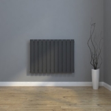 Design Heizkörper 630x847mm Einlagig Badezimmer/Wohnraum Mittelanschluss Antrazit Flachheizkörper Badheizkörper Radiator -