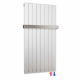Design Paneelheizkörper Flachheizkörper mit seitlichem Anschluss und 1 Handtuchstange (741 Watt nach EN442) (1200 x 602 (Anschluss rechts)) - 1