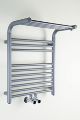 Designer Handtuchheizkörper Badheizkörper 600 x 500 x 260 Grau -