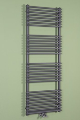Handtuchheizkörper Badheizkörper Handtuchwärmer 1700x600mm Grau -