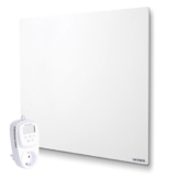 Infrarotheizung VASNER Citara M 450 Watt Metall mit Universal-Thermostat VUT35 - auch als Wandheizung u. Deckenheizung, Flächenheizung, Elektroheizung, Steckdosenthermostat, Schaltsteckdose, Raumthermostat, Frost-Schutz-Funktion -