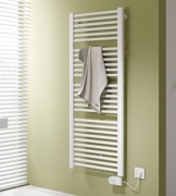 Kermi Basic-E Badheizkörper, Elektro-Set FKS rechts, 45 x 117 cm, weiß RAL 9016, E0E101200452JXK -