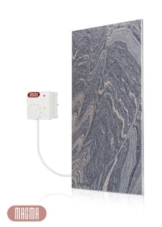 Magma Infrarotheizung 400Watt (Juparana Grey) mit Steckdosenregler -