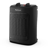 Pro Breeze 2000W Mini Keramik Heizlüfter mit Kaltstufe und drei Leistungsstufen - für Betrieb im Büro, Wohnzimmer, Schlafzimmer oder Terasse - Schwarz - 1