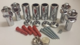 RadiatorssUK Universal-Befestigungsset für Handtuchhalter/Heizkörper, Komplett-Set -