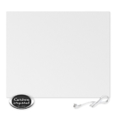 Viesta H1200 Infrarotheizung Carbon Crystal (neueste Technologie) Heizpaneel Heizkörper Heizung heating panel ultraflache Wandheizung Weiß - 1200 Watt -